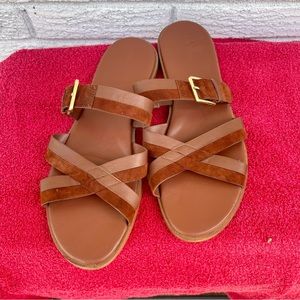 Cole Haan leather slide sandals 9 1/2 B